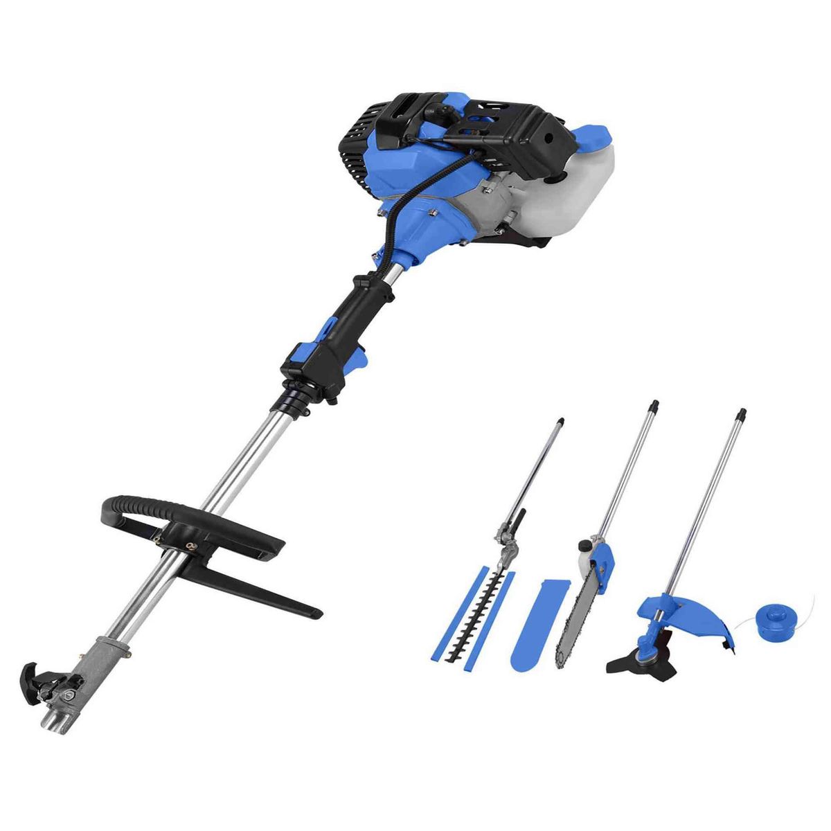 HYUNDAI - Multifuncional orilladora, cortaseto, desbrozadora y carrete nylon 33cc