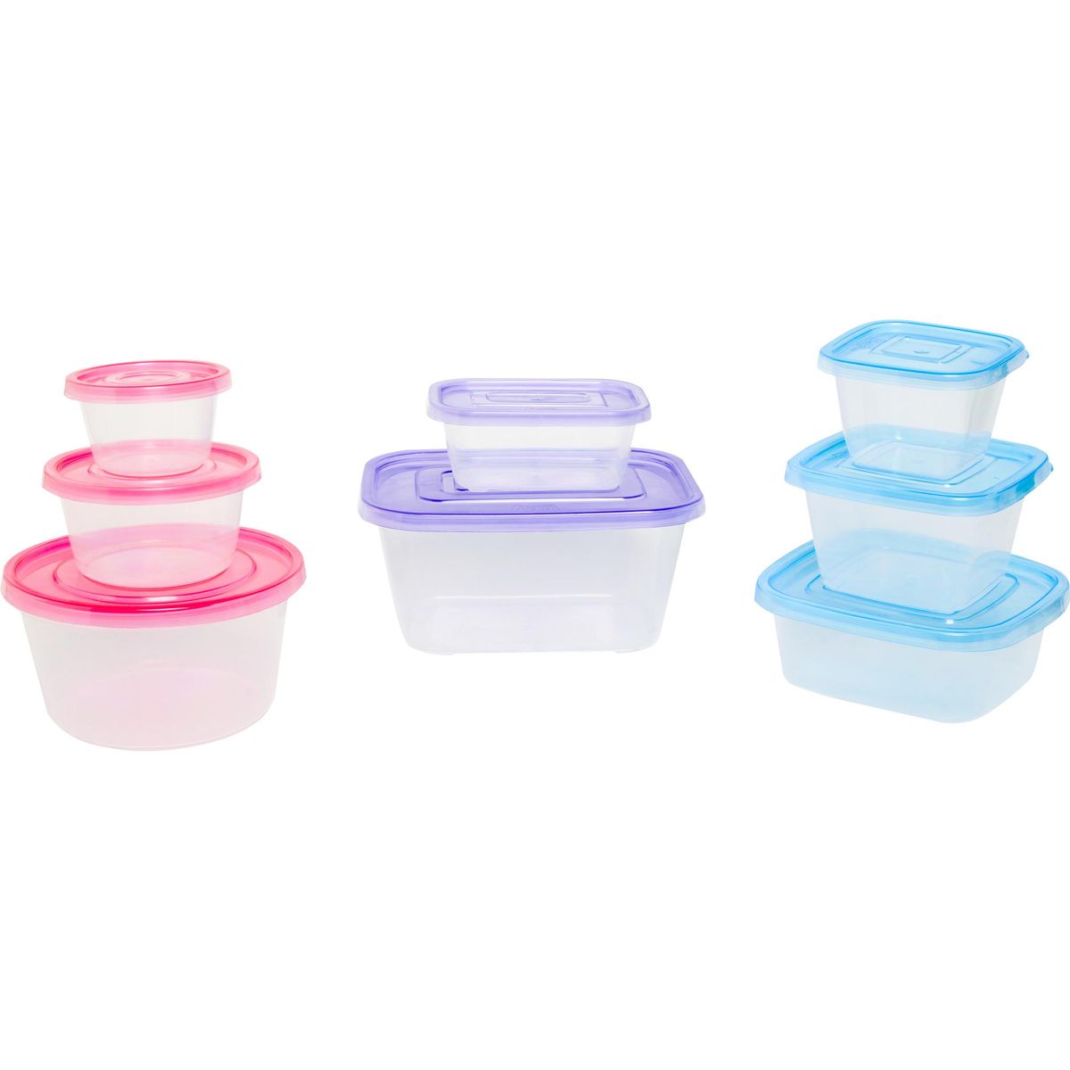 CASA BONITA - Set de 40 Contenedores de Alimentos Plástico 9.86 l