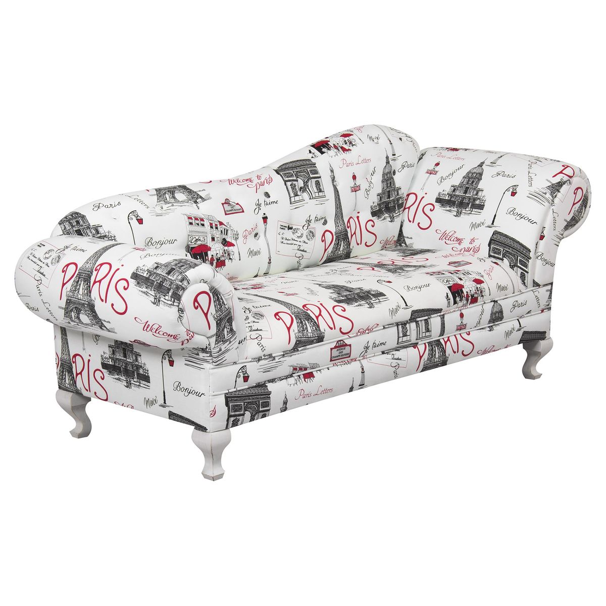 NUEVALINEA - Sofá 3 cuerpos Chaise Lounge 180x80x75 cm Multicolor