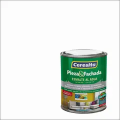 CERESITA - Esmalte al Agua Pieza y Fachada Semibrillante 0.25 galón(es) Blanco