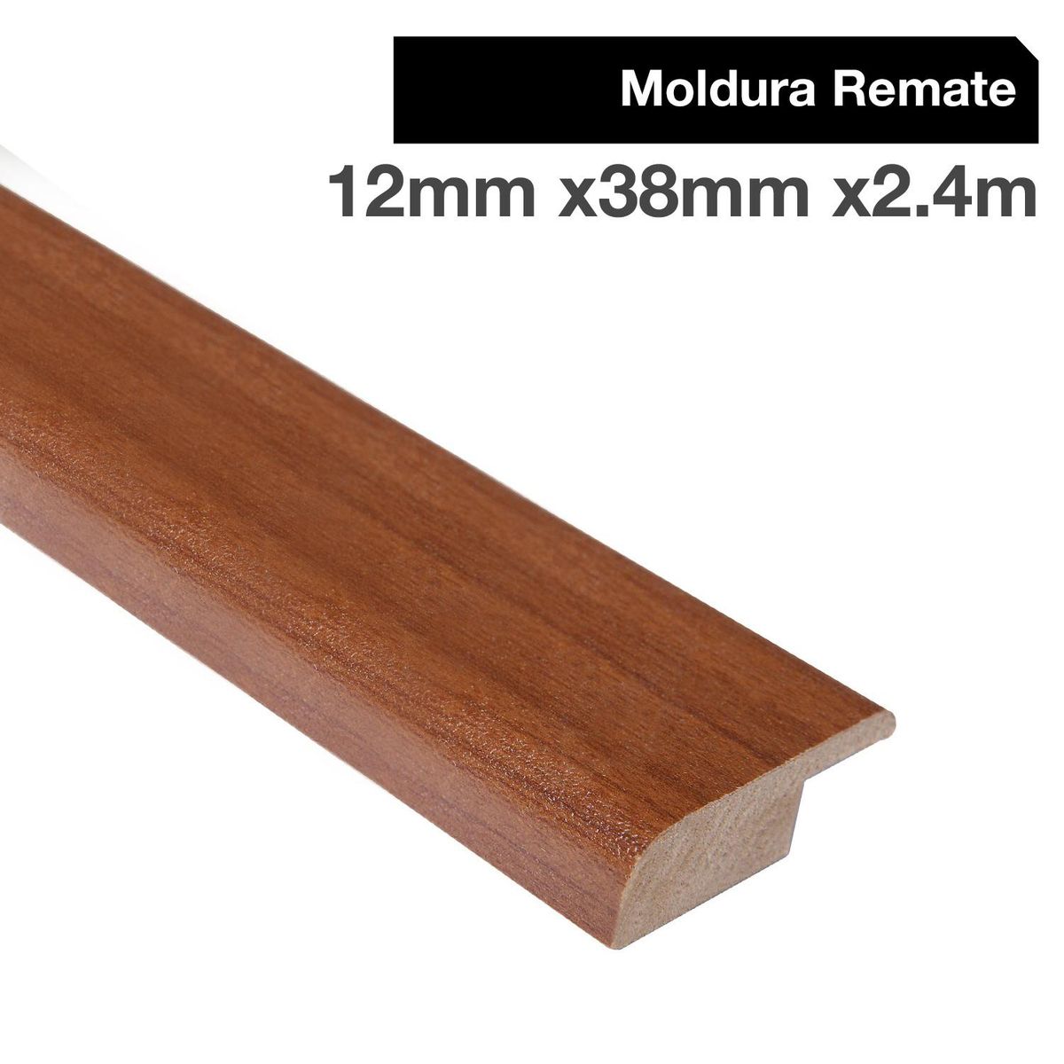 HOLZTEK - Moldura Guía de Remate MDF Cedro 38 mm 1.2x240 cm