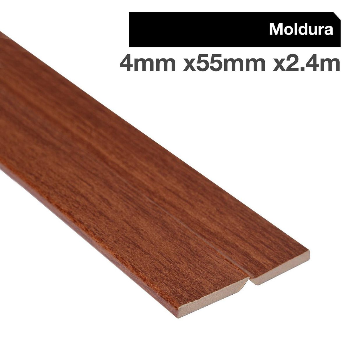 HOLZTEK - Moldura para Esquinero MDF Cedro 4 mm 5.5x240 cm