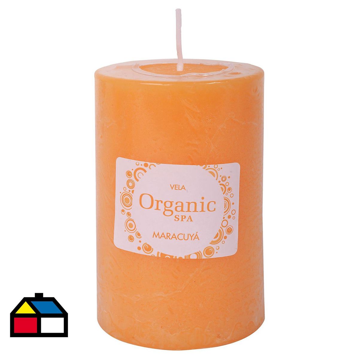ORGANIC - Vela cilíndrico 6x10 cm