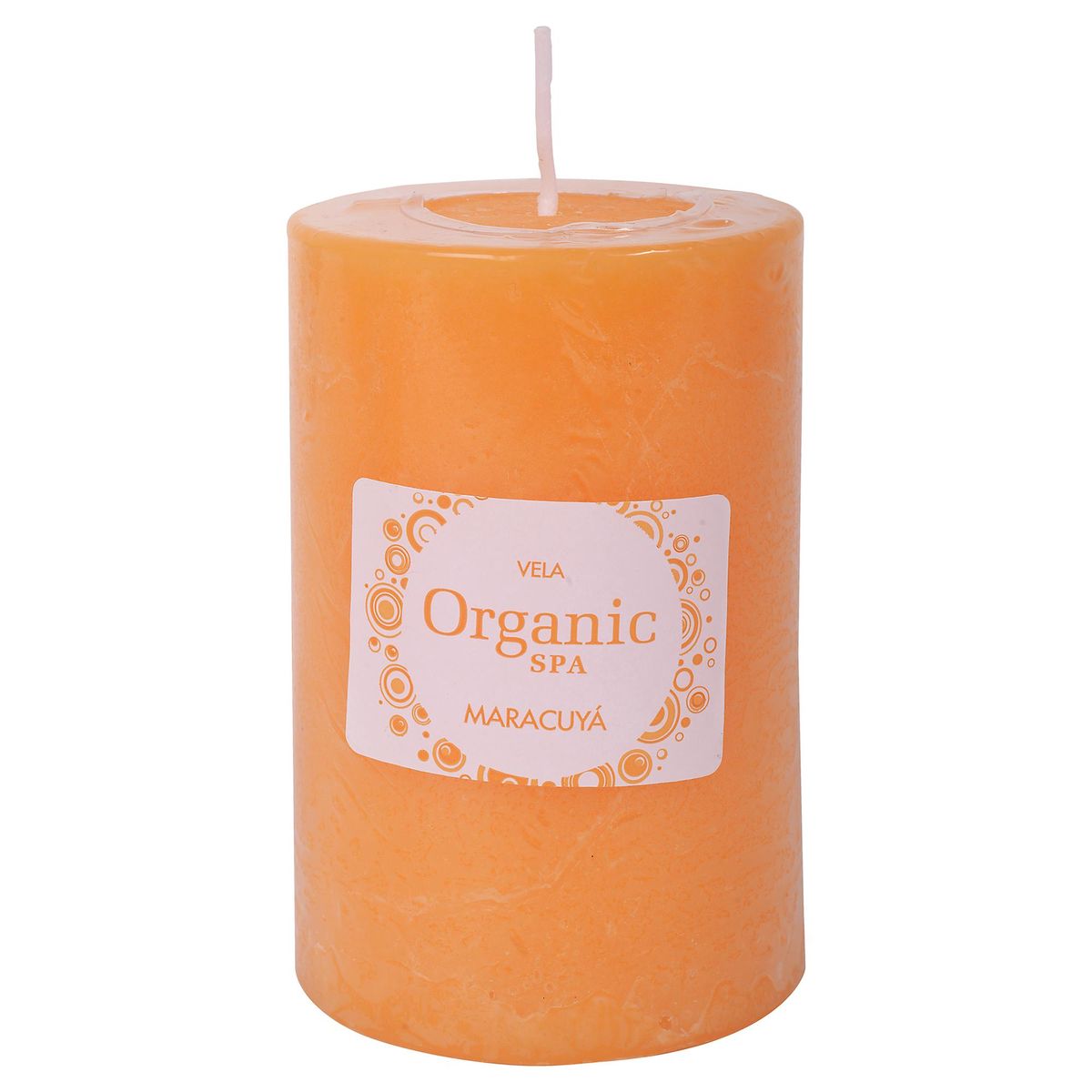 ORGANIC - Vela cilíndrico 6x10 cm