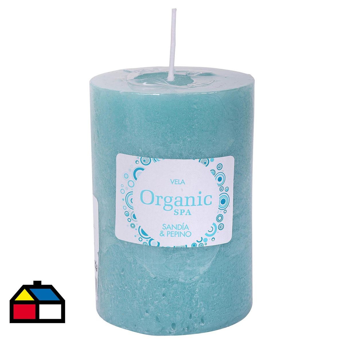 ORGANIC - Vela cilíndrico 6x10 cm