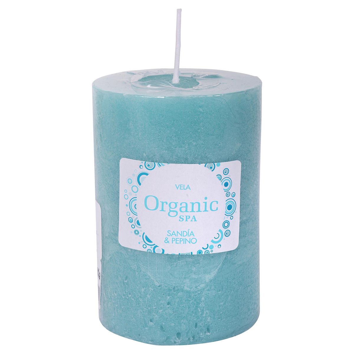 ORGANIC - Vela cilíndrico 6x10 cm