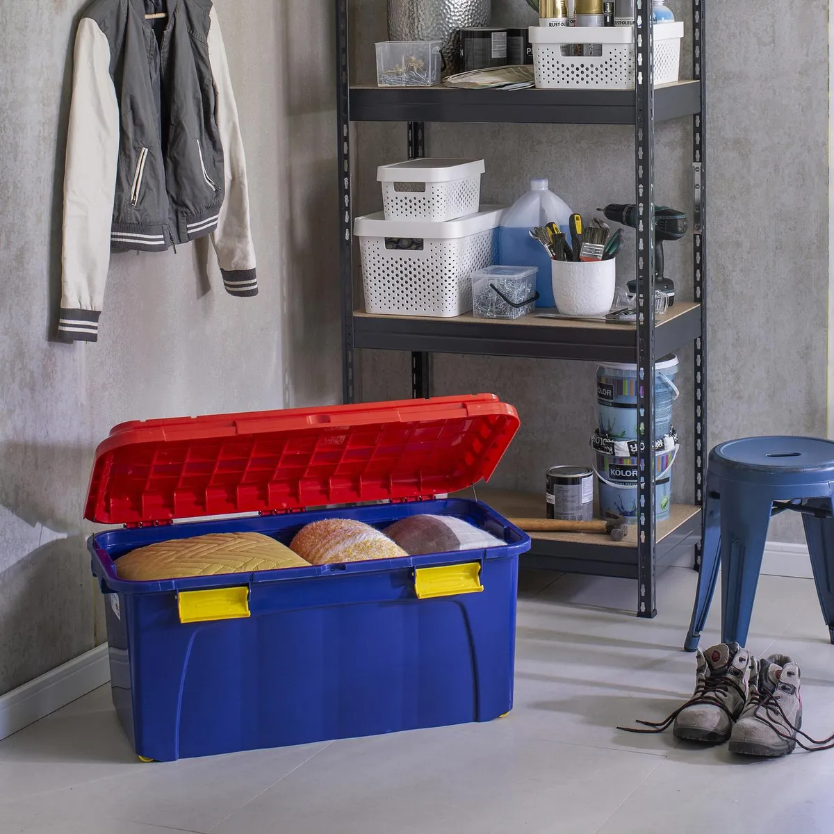 JUST HOME COLLECTION - Baúl Organizador 80.8x39.2x43.3 cm 90 l Colores