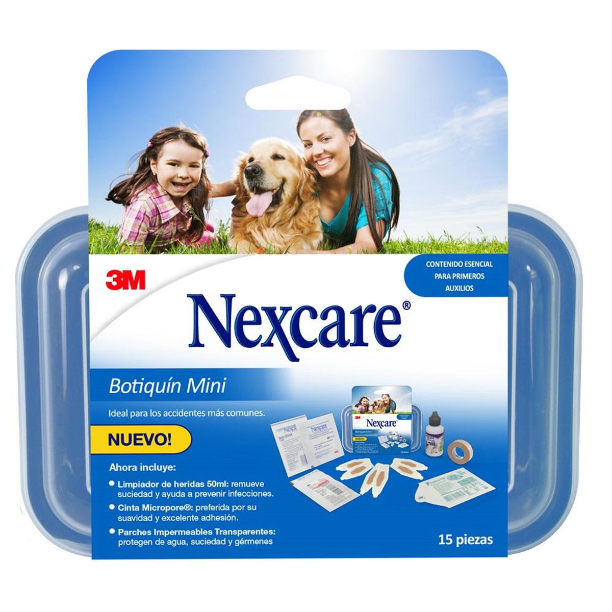 NEXCARE - Botiquín de primeros auxilios nexcare 15 piezas
