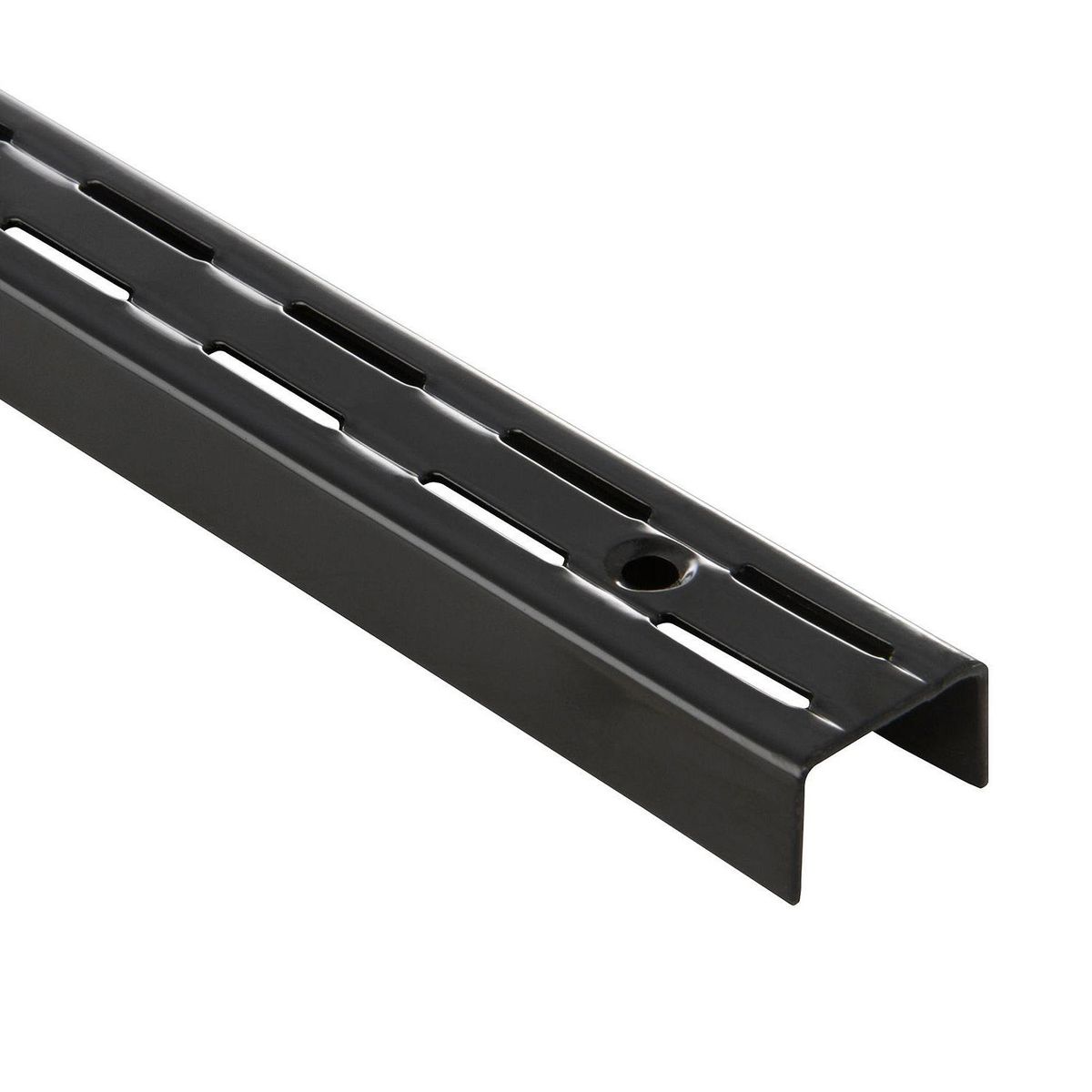 DUCASSE - Pilar ranurado doble metal 64 cm negro