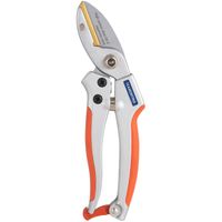 Tijera anvil para jardín de acero blanco