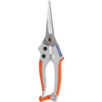 Tijera profesional para jardín de acero blanco