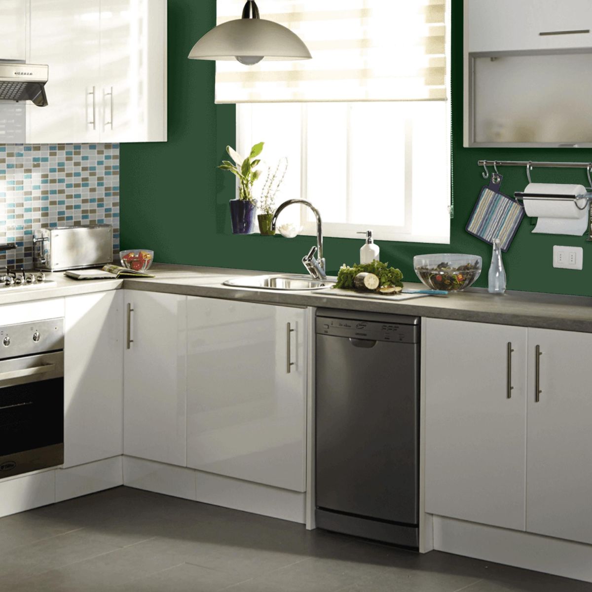 CERESITA - Esmalte Sintético Tarro 0.25 galón(es) Brillante Verde 