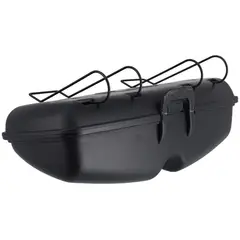 AUTOSTYLE - Estuche de lentes acero negro 16,5x7x17,5 cm