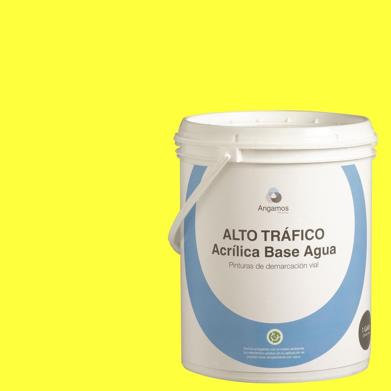 ANGAMOS - Pintura de demarcación vial mate 1 gl amarillo