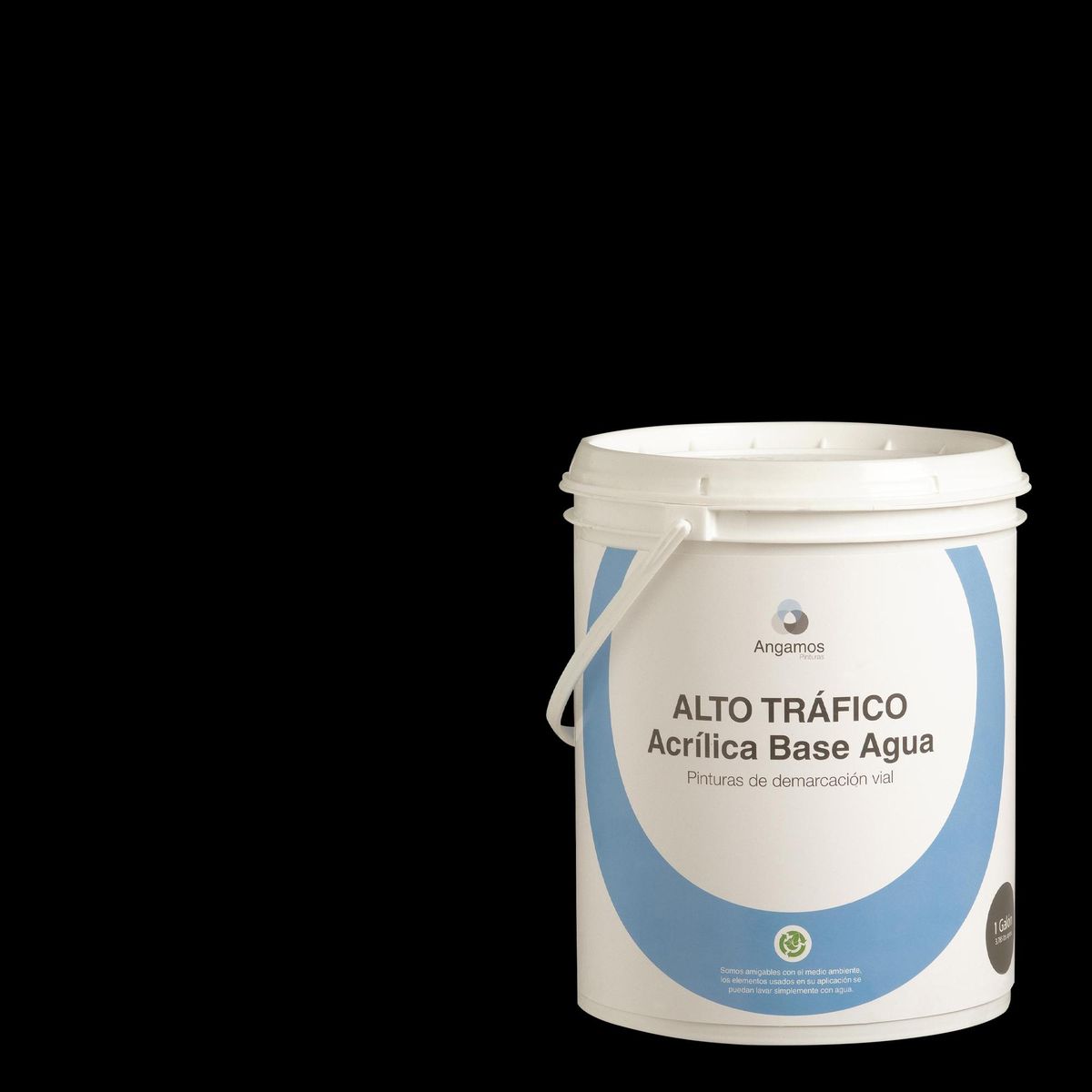 ANGAMOS - Pintura de Demarcación Vial Lata 1 galón(es) Mate Negro