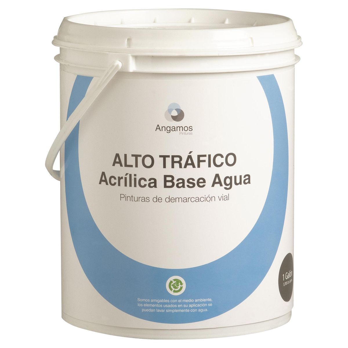 ANGAMOS - Pintura de Demarcación Vial Lata 1 galón(es) Mate Negro