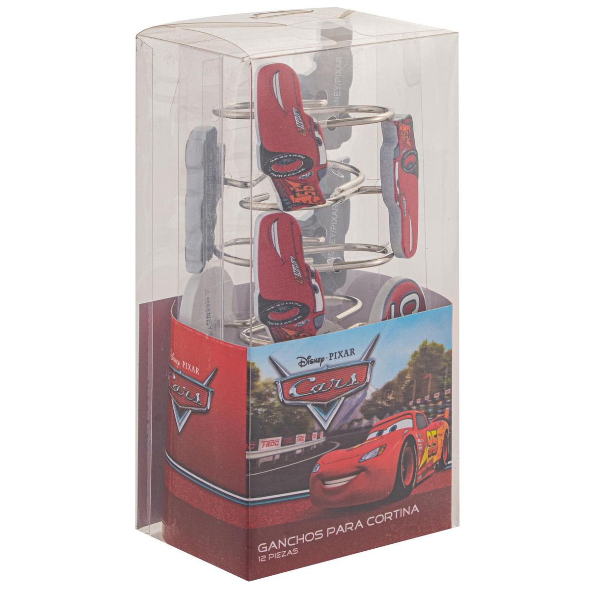 DISNEY - Set de ganchos para cortina de baño infantil