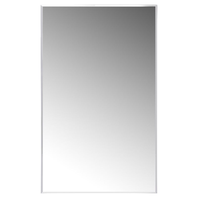 KLIPEN - Espejo con Bisel Baño Rectangular 60x100 cm Blanco Cherry