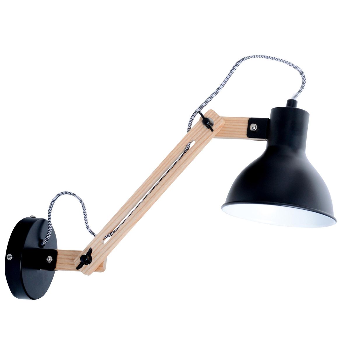 HOMY - Apliqué Nordic Metal Negro