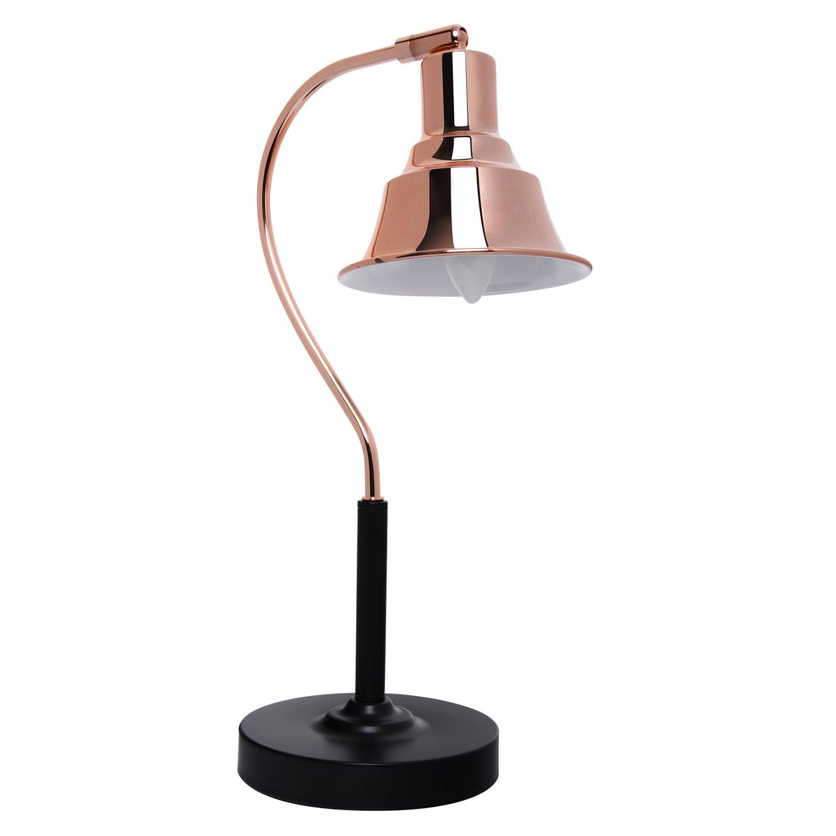 HOMY - Lámpara Mesa Rose Rosa 14x47 cm