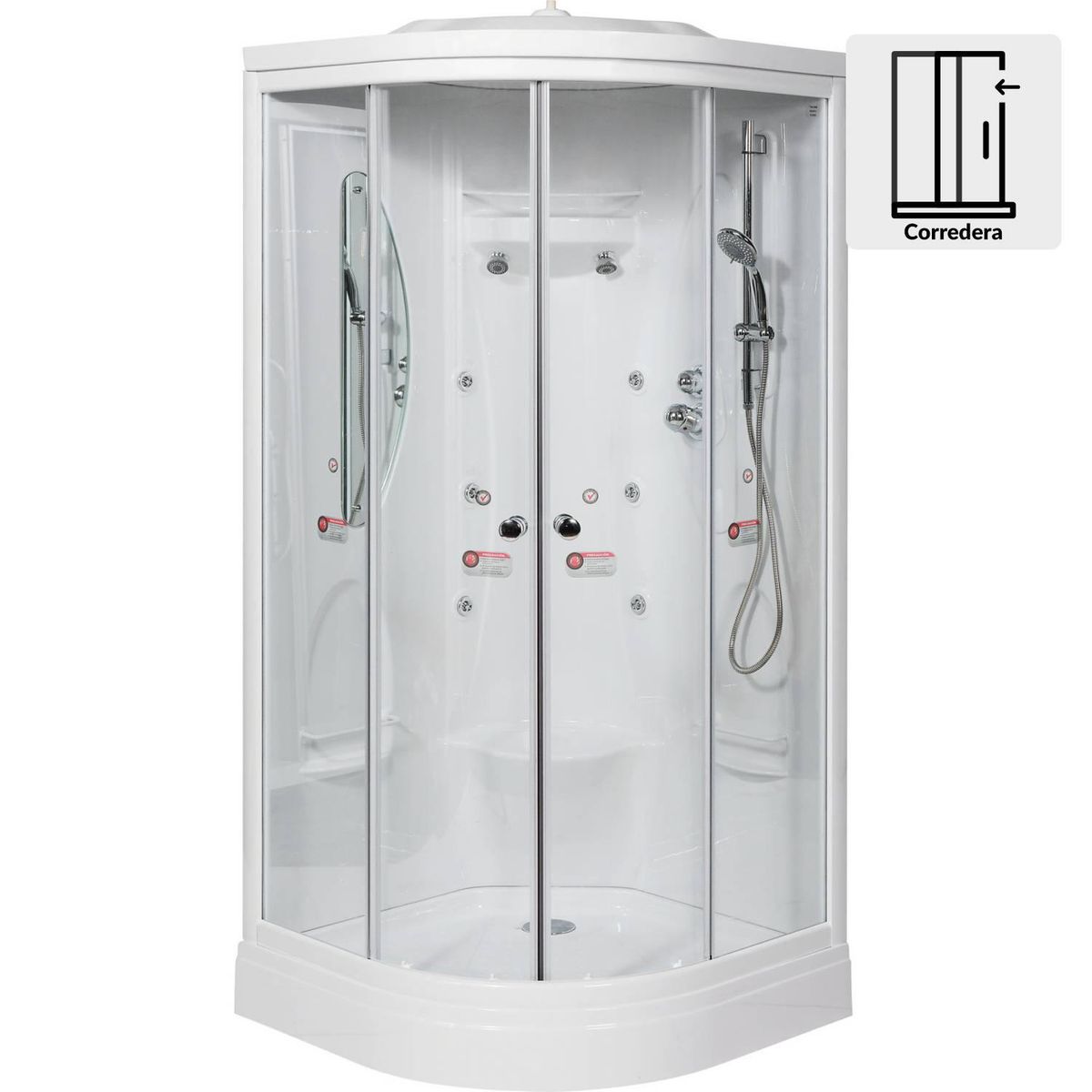 SENSI DACQUA - Cabina de ducha 90x90x213,5 cm