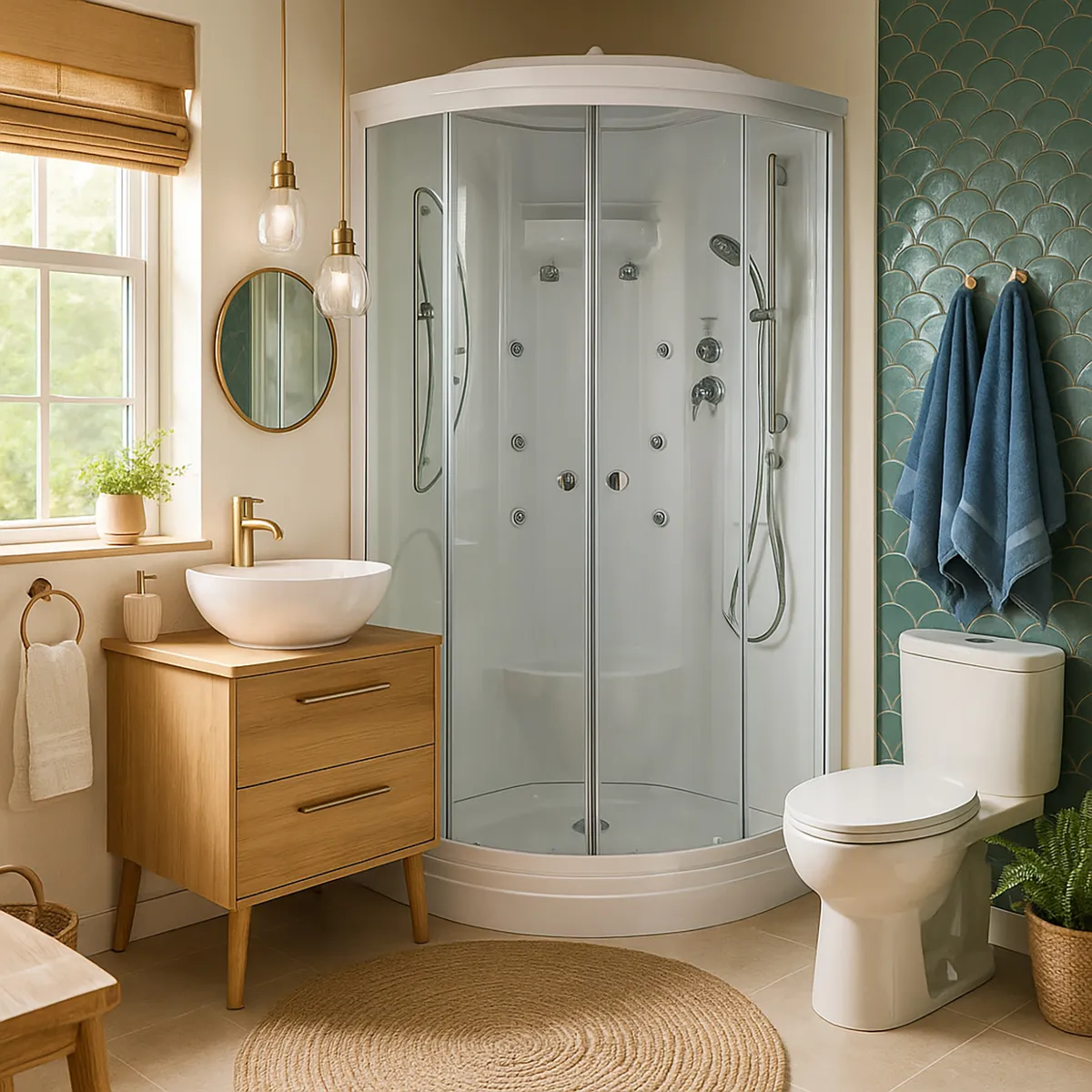 SENSI DACQUA - Cabina de ducha 90x90x213,5 cm