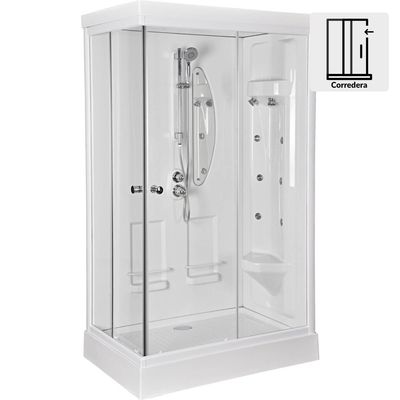 Imagen 2 del producto Cabina de Ducha 80x120x213,5 cm Blanca Rectangular