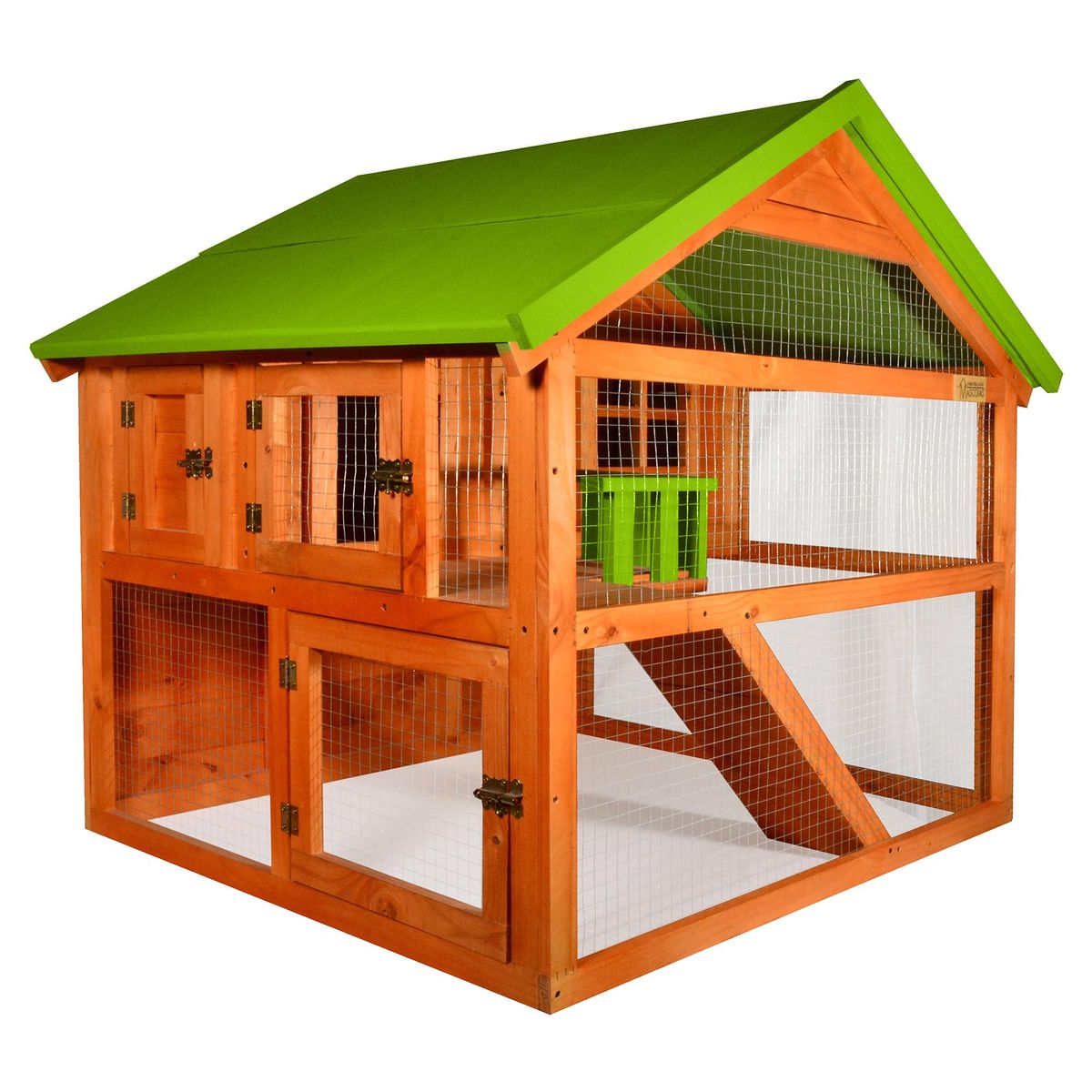 INMOBILIARIA MASCOTAS -  para Conejo 110x110x100 cm VERDE PISTACHO