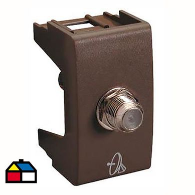 Toma coaxial para TV y video caf