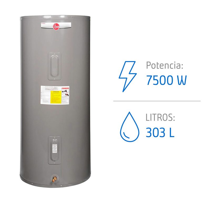 Termo Eléctrico 303 Litros 7500 W de Piso