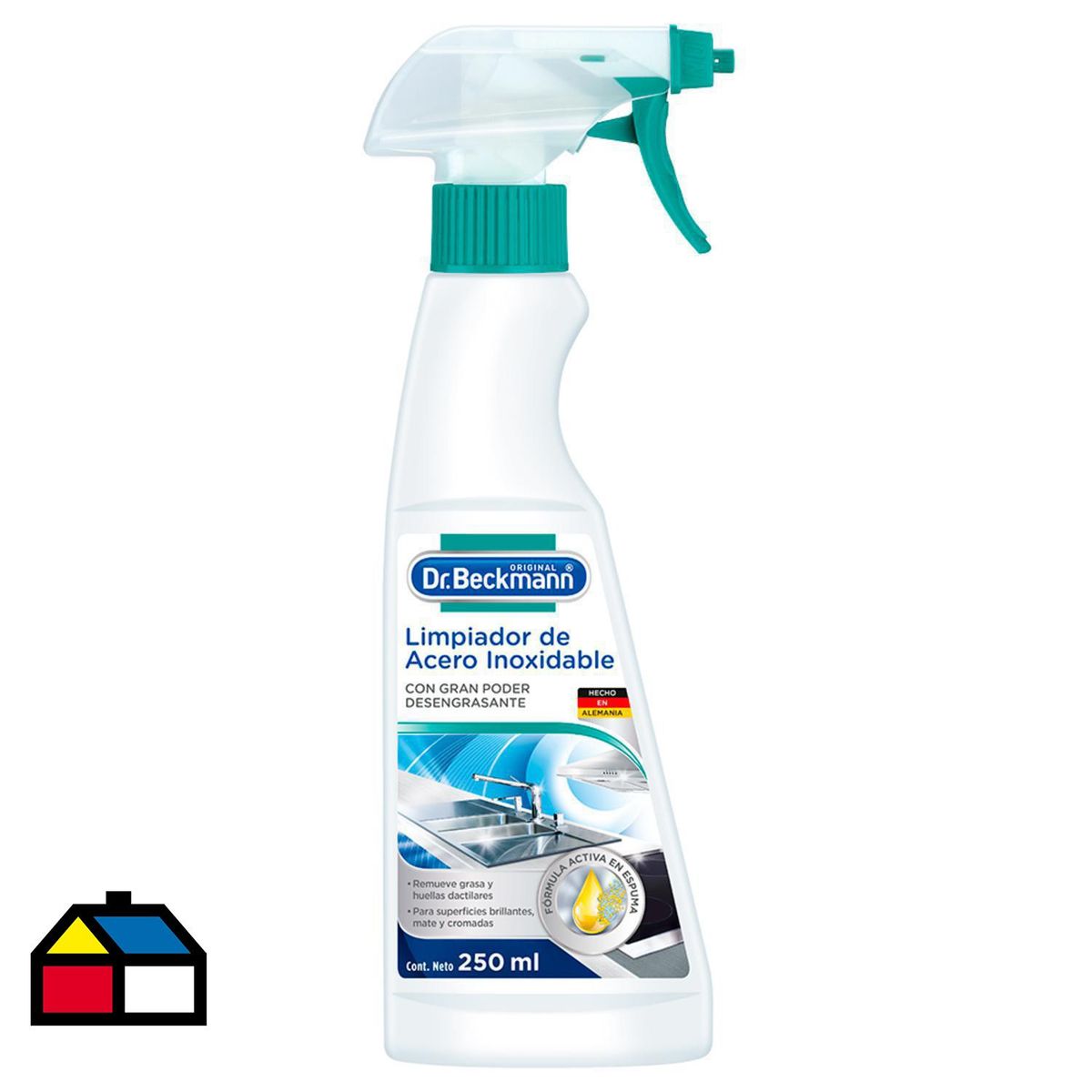 DR. BECKMANN - Limpiador Inoxidable Dr. Beckmann 250 ml Cítrico En Spray