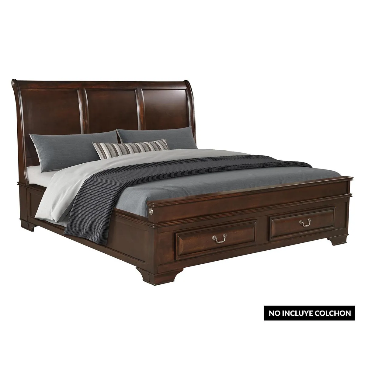 JUST HOME COLLECTION - Cama King de Estructura 2949741 Café