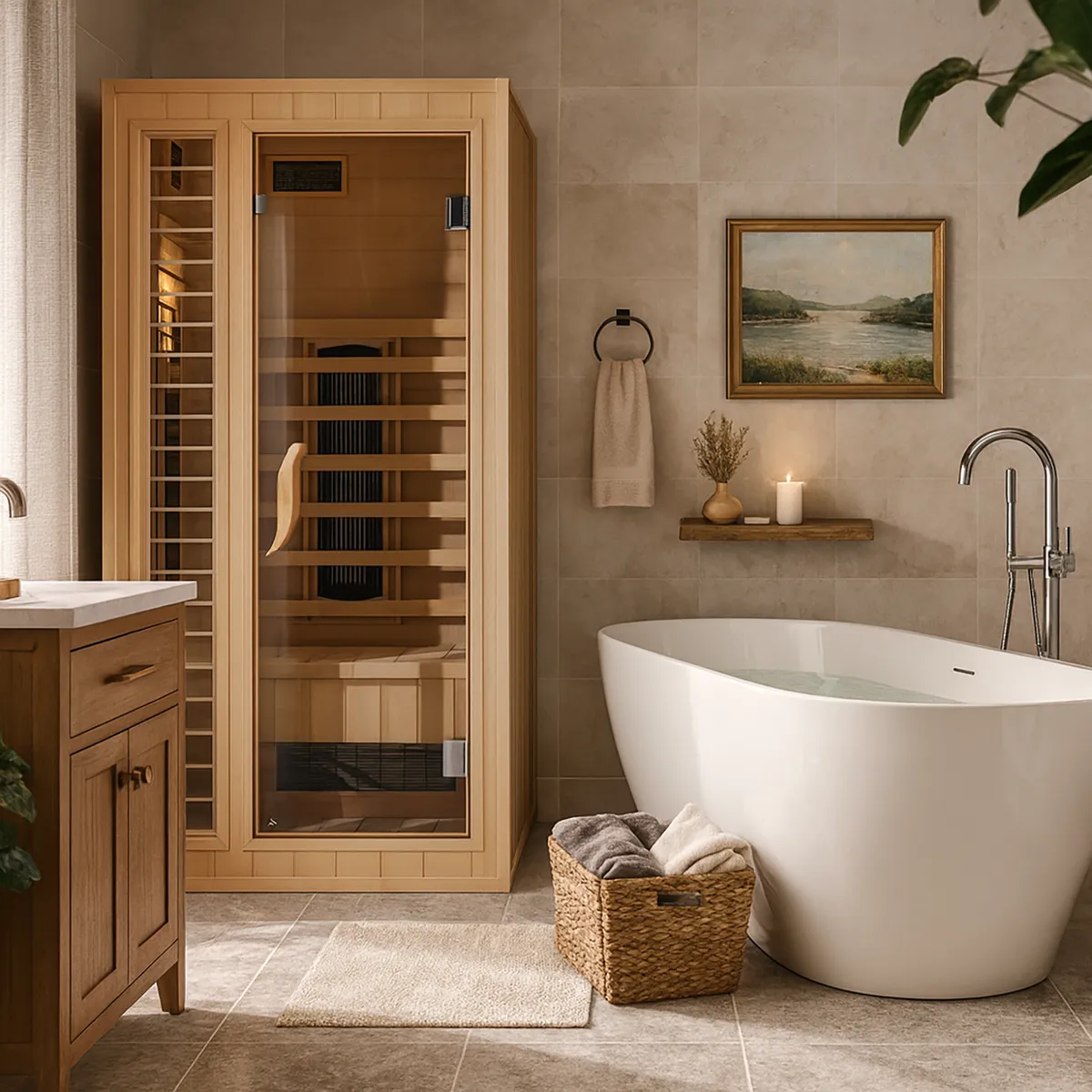 SENSI DACQUA - Sala de sauna 190x90x90 cm