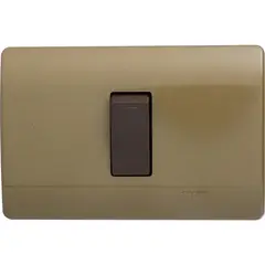 SCHNEIDER ELECTRIC - Interruptor simple 9/12 16 A Genesis Dorado