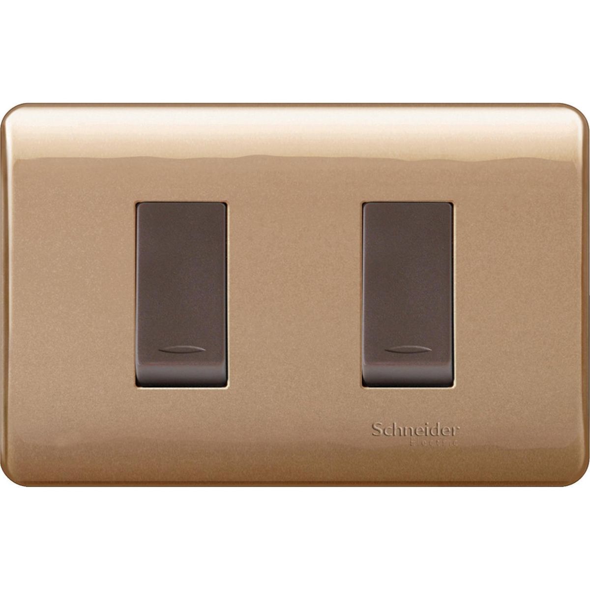 SCHNEIDER ELECTRIC - Interruptor doble (9/15) 16 A Dorado Genesis