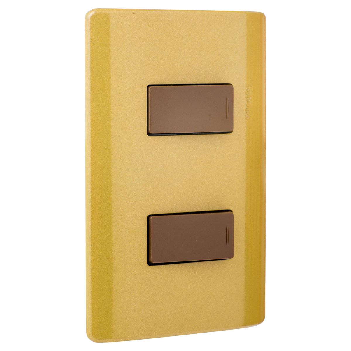 SCHNEIDER ELECTRIC - Interruptor doble (9/15) 16 A Dorado Genesis