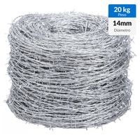 #14 275 m 20 kg Alambre Púas Iowa