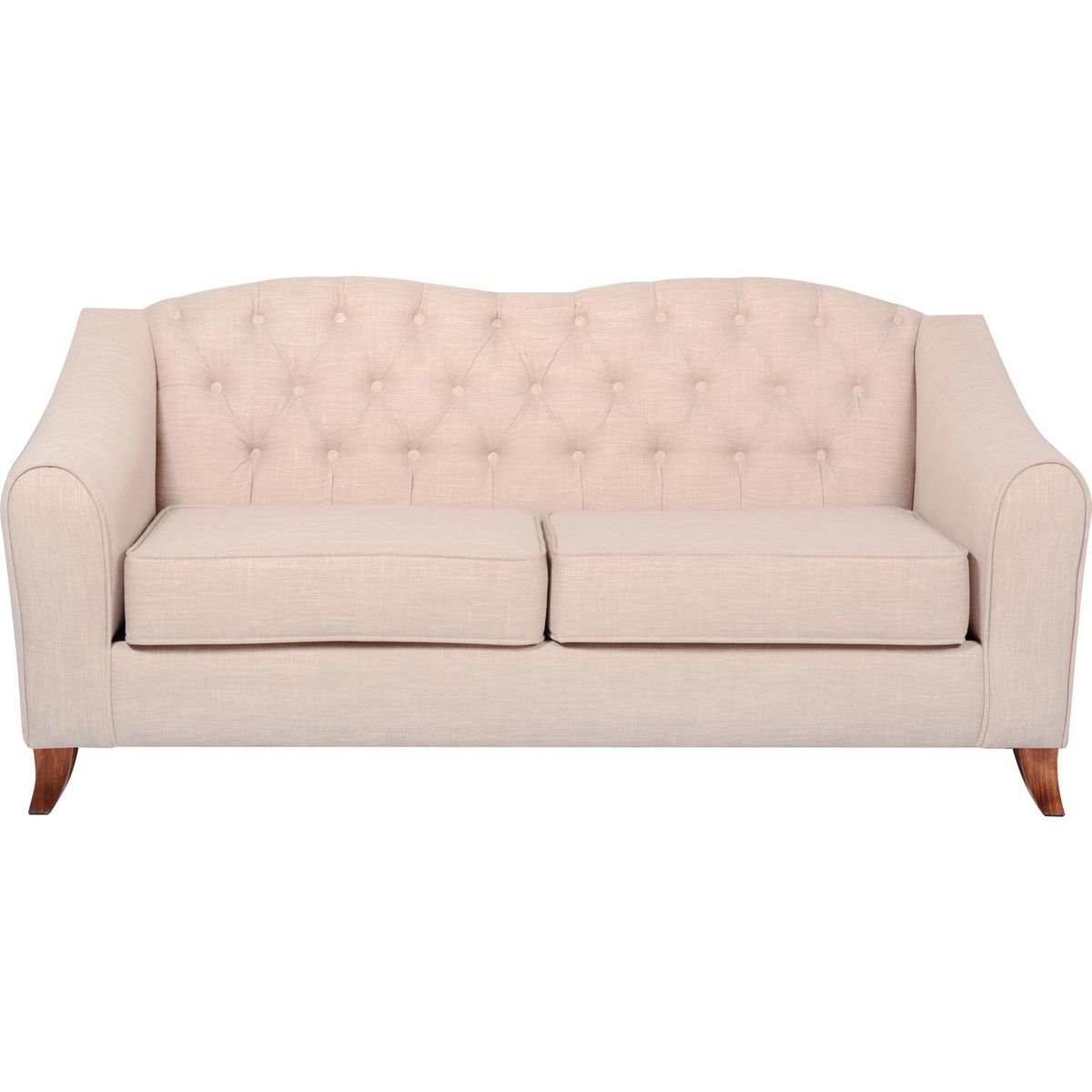 NUEVALINEA - Sofá 3 cuerpos Granada 180x87x85 cm Crudo