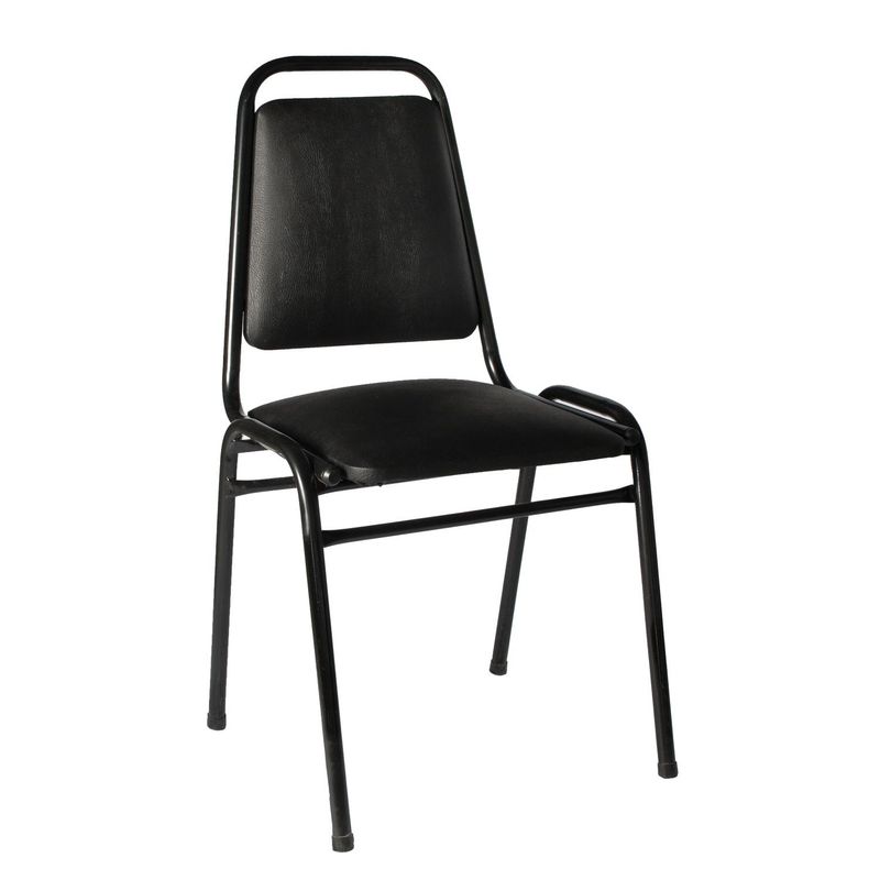 JUST HOME COLLECTION - Silla Auditorio Negro 87x47x40 cm