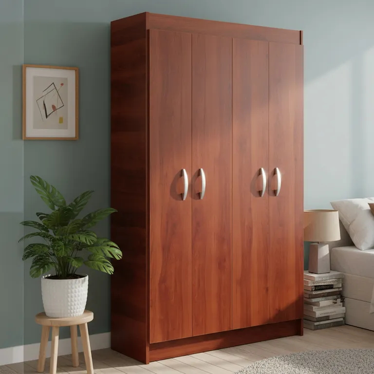 CIC Clóset Bagua 4 Puerta(s) 2 Repisa(s) 95x170x38 cm Madera