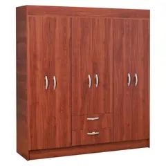 CIC - Clóset 6 Puerta(s) 2 Cajón(es) 2 Repisa(s) 165x180x47 cm Cerezo