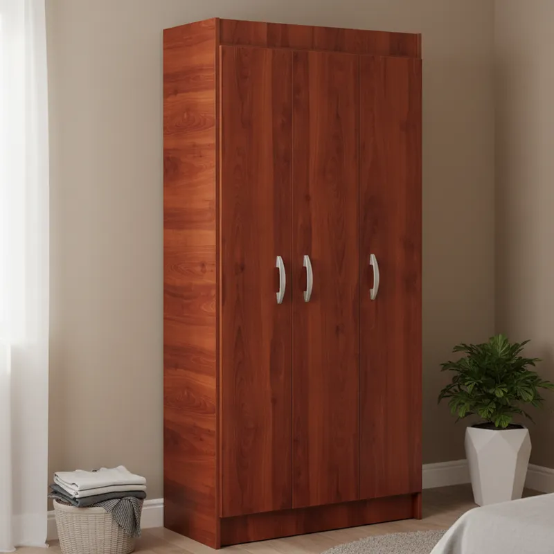 CIC - Clóset Pasco 3 Puerta(s) 2 Repisa(s) 79xx38 cm Cerezo