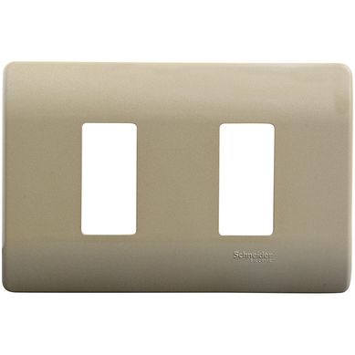 Placa 2 mdulos Dorado Genesis