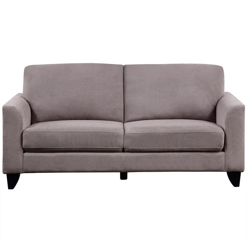 JUST HOME COLLECTION - Sofá 3 cuerpos Clásico 178x86x86 cm Gris claro