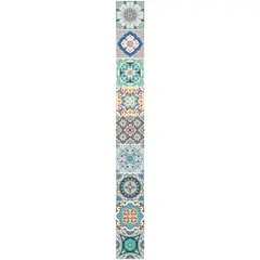 VALDECO - Set de azulejos adhesivos 5,5x46 cm 6 unidades