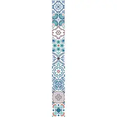 VALDECO - Set de azulejos adhesivos 5,5x46 cm 6 unidades
