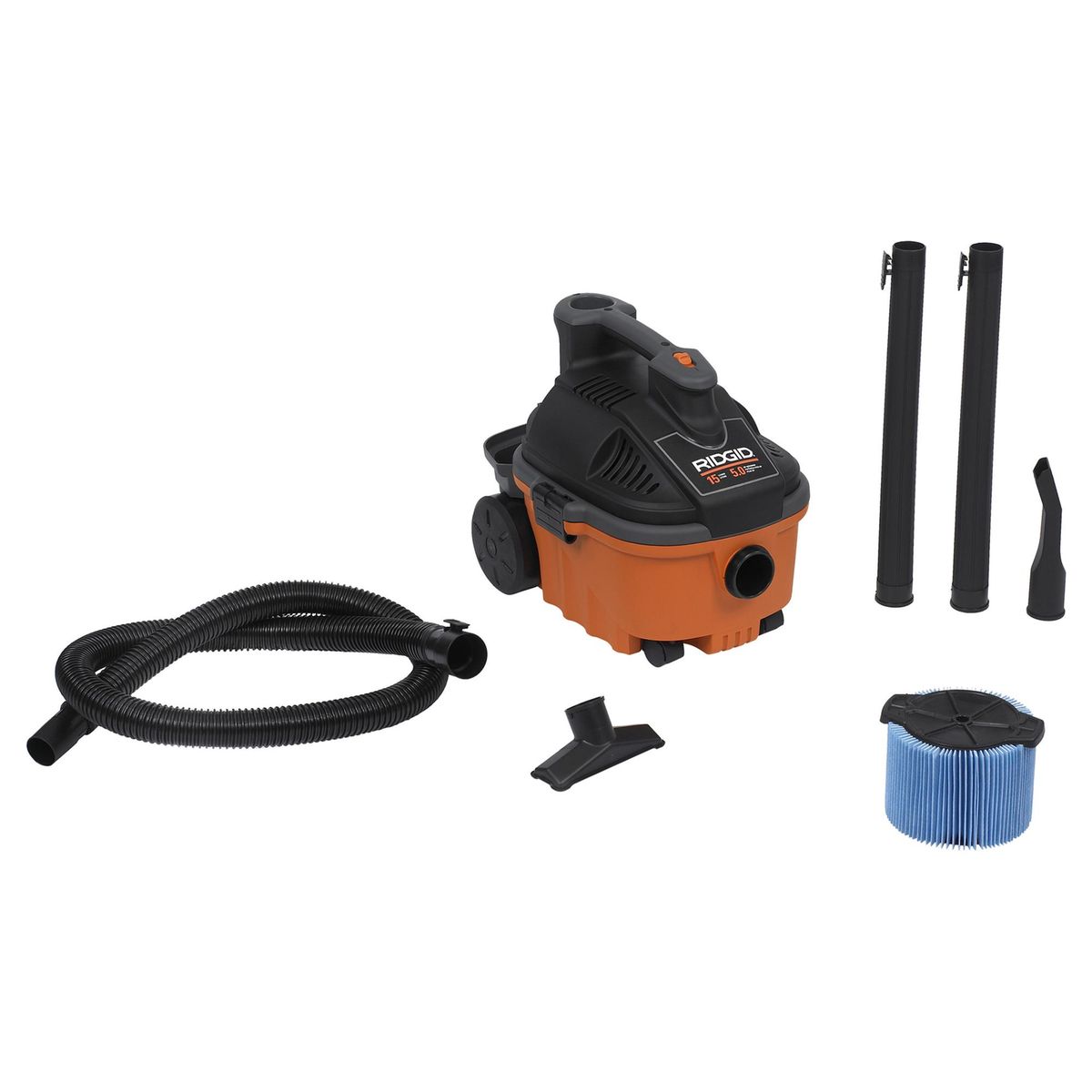 RIDGID - Aspiradora Seco Húmedo 1100 W 15 Litros WD4075