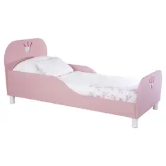 KIDSCOOL - Cama de transición 70x64x152 cm rosado