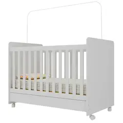 KIDSCOOL - Cuna 70X73x135 cm blanco