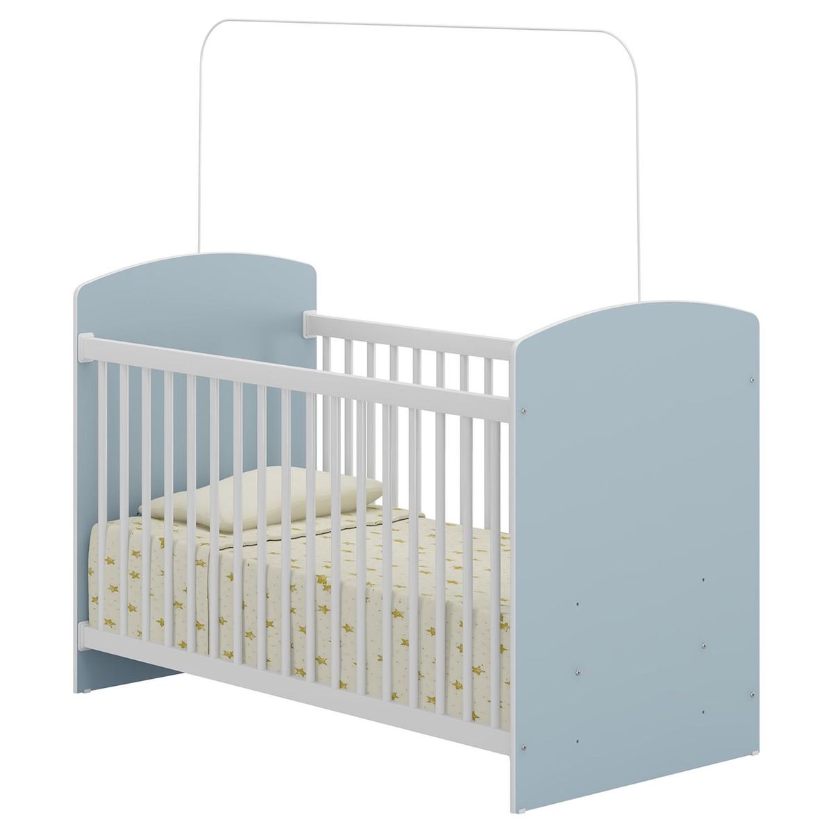 Cuna 135x73x91,5 cm Azul, marca GENERICO - Foto Principal